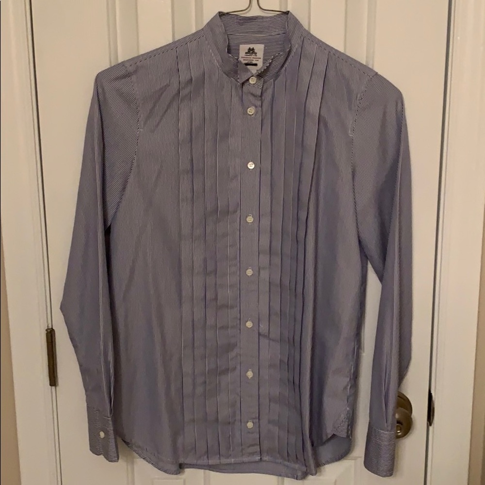 Ruffled J crew dress shirt